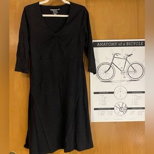 Black Toad&Co eco dress with pocket